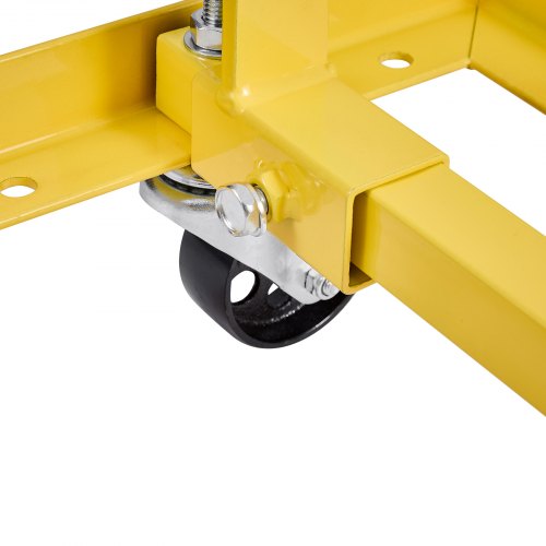 VEVOR Motorständer 340kg Verstellbarer Motorhebewagen Stahl mit 4 Lenkrollen