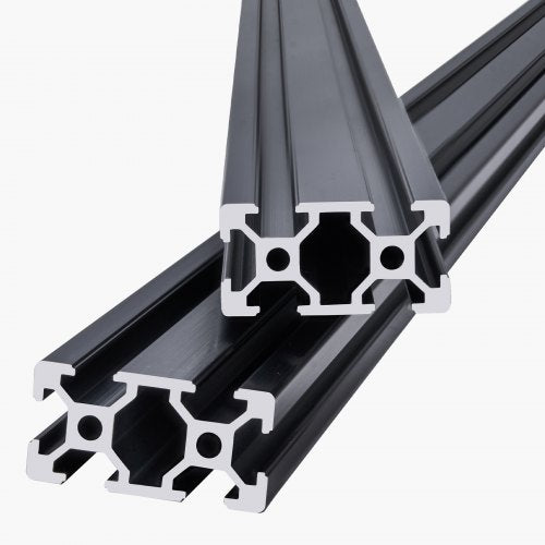 VEVOR 4er Set Aluprofil 1000mm Nutenprofil 2040 Aluminium Linear Schiene