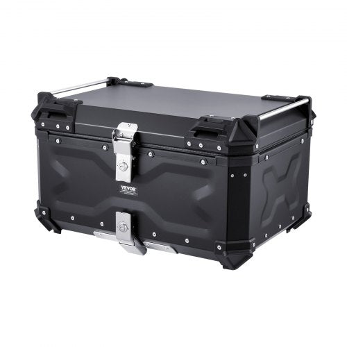 VEVOR Motorradkoffer Top Case Universal Motorrad Tasche 65L Topbox Aluminium