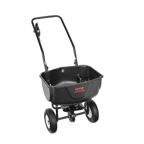 VEVOR 60LB Broadcast Spreader Walk-Behind Rasenstreuer Dünger Gartensämaschine