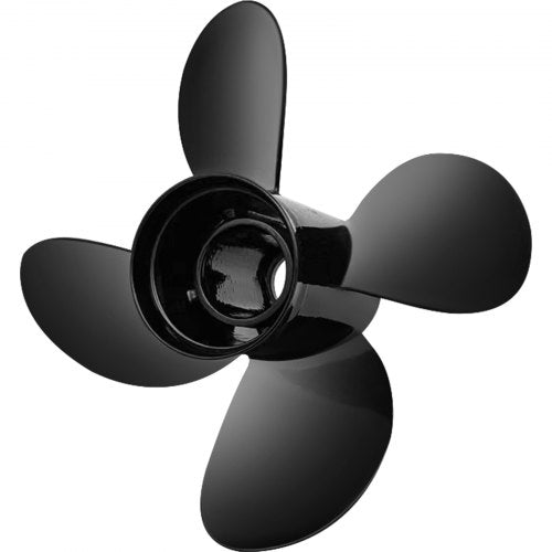 VEVOR Außenbordpropeller, Ersetzt OEM 48-8M8026630, 4-Blatt 26,2 x 33 cm Aluminium-Bootspropeller, Kompatibel mit Mercury Mariner 25 PS Bigfoot/Command Thrust 60 PS Außenbordmotor