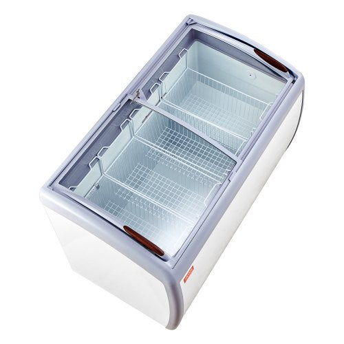 VEVOR 362L Kommerzielle Eisvitrine Gelato-Tauch-Gefrierschrank Eiscreme-Vitrine