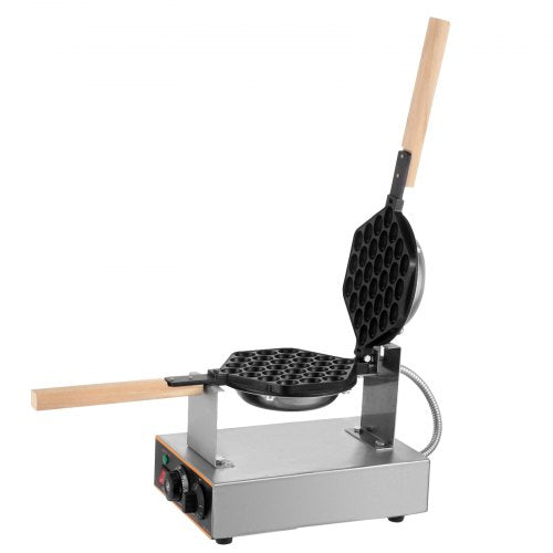 VEVOR Waffelmaschine Waffelautomat Backblech Waffeleisen 6 kg Waffelmaschine Waffelgröße Küchengeräte Kommerzieller Eierwaffeleisen Edelstahl