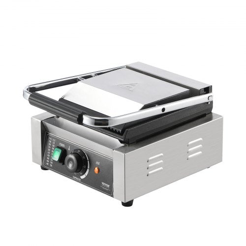 VEVOR Panini-Pressgrill Sandwichmaker Kontakt Grill Kommerziell 23x23cm