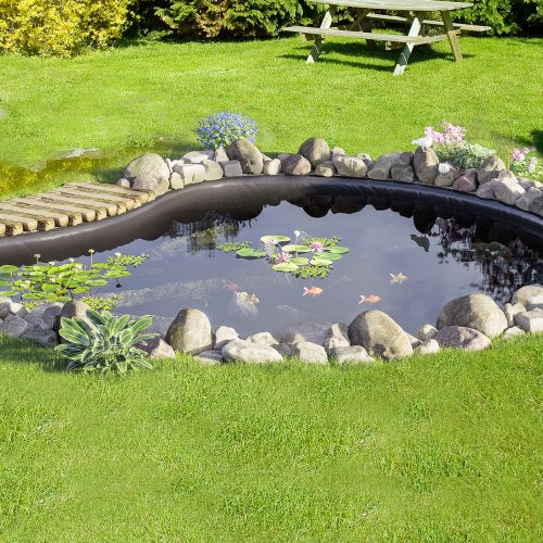 VEVOR Teichfolie, Fischfolie, 30 x 35 Fuß, 45 Mil EPDM, leicht zu schneidende Unterlage