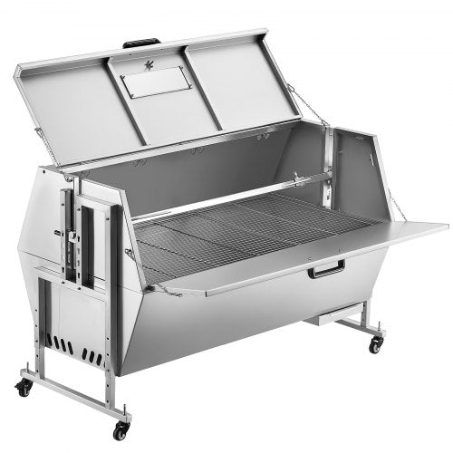 VEVOR Spanferkelgrill Lammgrill Drehspieß Lammfleisch Huhn 130kg 60W Edelstahl