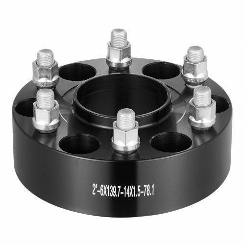 VEVOR 2 Zoll 6 x 5,5 Zoll Spurverbreiterungen Radadapter 6 Lug Geschmiedete