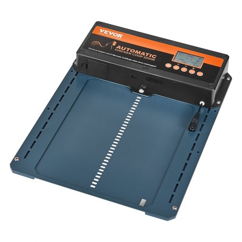 VEVOR Automatische Hühnerstall 21x26cm Türgröße Hühnerklappe IP44 Türöffner mit Lichtsensor Automatische Geflügelklappe Aluminiumlegierung Stallöffner LCD-Display -20 bis 60 °C Betriebstemperatur