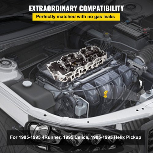 85-95 Toyota 4Runner Pickup Celica 2.4 Complete Cylinder Head 22R 22RE 22RE New