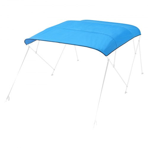 VEVOR Ersatz-Bootsverdeck Bootsmarkise Bimini Top für Boote 231-244cm Blau