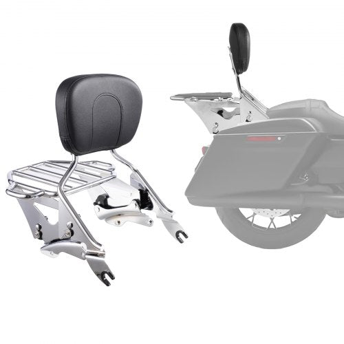 VEVOR Motorrad Rückenlehne Sissy Bar für Harley-Davidson Touring Modellen