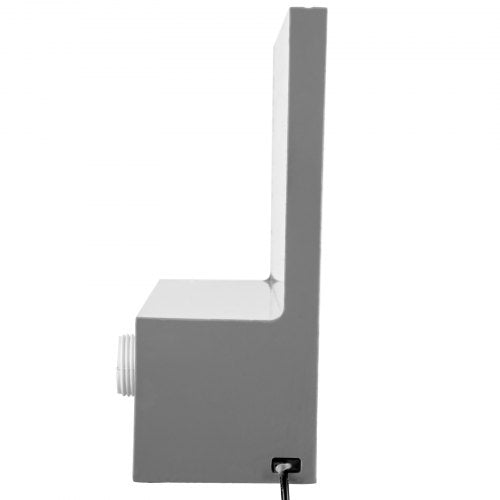 VEVOR Schwallduschen Wasserfall 30 x 8 x 21 cm Schwalldusche Pool und Bachlaufsets 5 m Netzkabel für Garden Wand Mauer Gabione Teich