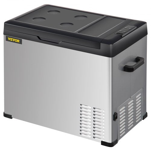 VEVOR Kompressor-Kühlbox Elektrisch, 40 L Kühlbox 12 / 24 V und 110-240 V, Kühlung bis -20 °C, für Auto, Lkw, Boot, Reisemobil und Steckdose, 60 W Elektrische Kompressor Kühlbox Tragbare Gefrierbox
