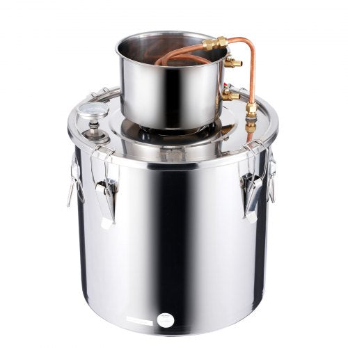 VEVOR 30L Alkohol Destilliergerät Destillierer Moonshine Still Edelstahl
