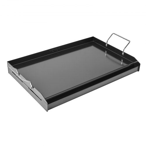 VEVOR Flache Grillplatte Grillpfanne Karbonstahl BBQ Kochgeschirr 605x360mm