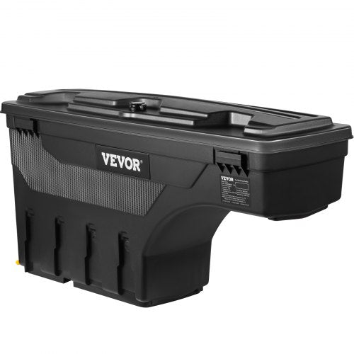 VEVOR LKW-Bett Staukasten, Abschließbarer Deckel, Wasserdichter ABS-Radkasten Werkzeugkasten 6,6 Gal / 20 L mit Passwort-Vorhängeschloss, kompatibel mit Dodge Ram 1500 2019-2021, Fahrerseite, Schwarz