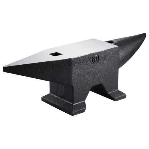 VEVOR Schmiedeamboss 60 kg (655 x 185 x 200 mm) Amboss Werkzeuge mit großer Arbeitsplatte und stabiler Basis, ideal für Heimwerker und Bastler zum Nieten Abflachen Schmieden Formen von Metall