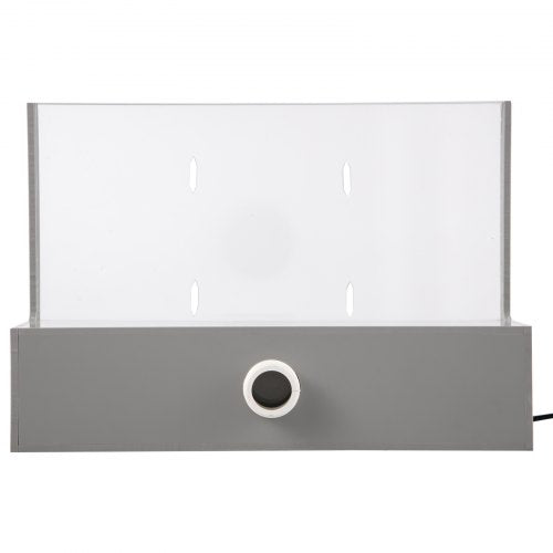 VEVOR Schwallduschen Wasserfall 30 x 8 x 21 cm Schwalldusche Pool und Bachlaufsets 5 m Netzkabel für Garden Wand Mauer Gabione Teich