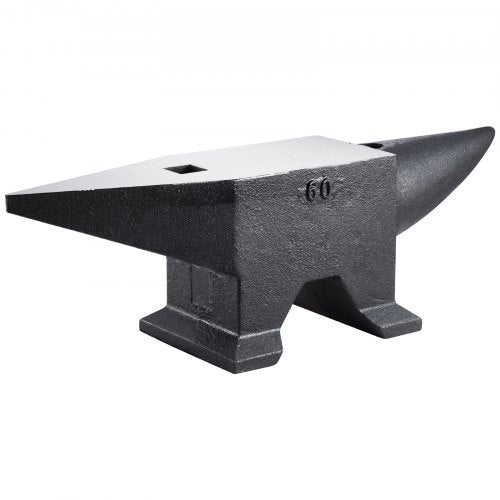 VEVOR Schmiedeamboss 60 kg (655 x 185 x 200 mm) Amboss Werkzeuge mit großer Arbeitsplatte und stabiler Basis, ideal für Heimwerker und Bastler zum Nieten Abflachen Schmieden Formen von Metall