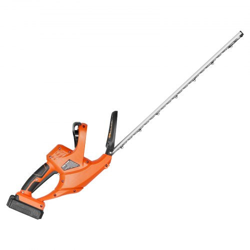 VEVOR Akku-Heckenschere Heckentrimmer Elektroheckenschere 51cm, Doppelklinge