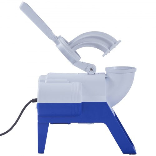 VEVOR Eiszerkleinerungsmaschine Eisrasiermaschine Eisrasierer 80 kg/h, ABS Eiszerkleinerungsrasierer 180 W, 410 x 172 x 275 mm Energieeinsparung Hersteller mit Kunststoffschale &amp; 2 Klingen