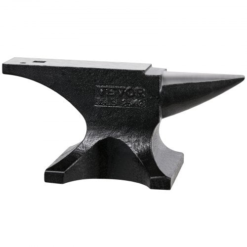 VEVOR Einzelhorn-Amboss 25kg Gussstahl Amboss Rundhorn-Amboss für Schmiede
