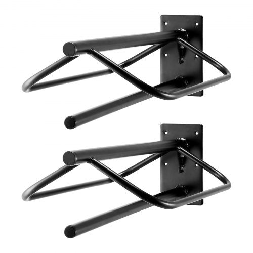 VEVOR 2x Sattelhalter mit 2 Ebenen Wandmontage Sattelständer Pferde Schwarz