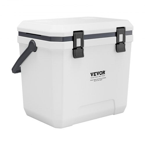 VEVOR Tragbare Kühlbox Isolierte Hartkühlbox mit Getränkehalter 38Qt