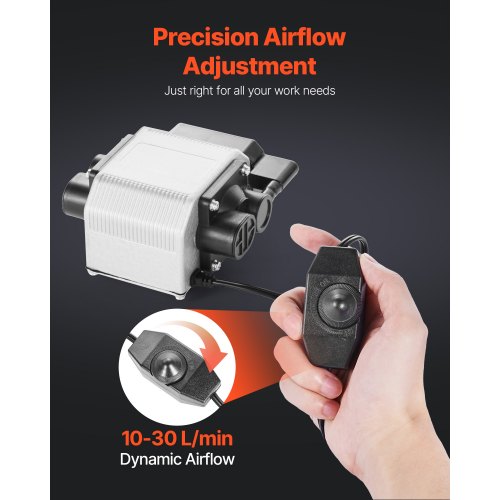 VEVOR Air Assist 30-L/min-Luftpumpen-Set für Lasergravierer und Laserschneider