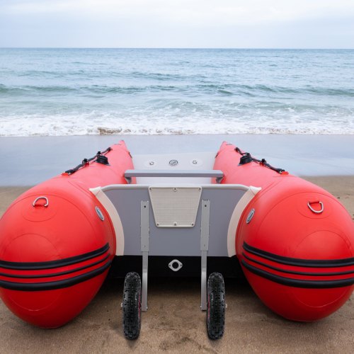 VEVOR Slipräder, Boot Räder Heckräder 500 lbs Tragfähigkeit, 12 Zoll Gummiräder, Schlauchbooträder Transporträder inflatable boat wheels für Schlauchboot Schlammboote Ruderboote Segeljollen