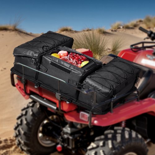 VEVOR 50L ATV Hinten Lagerung Tasche Hecktasche Cargo Tasche Schwamm Kissen