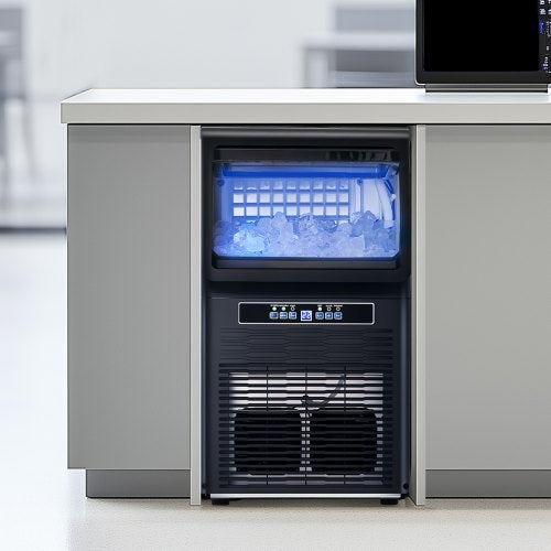VEVOR Kommerzielle Eisbereiter Eismaschine 36,29kg/Tag LED Anzeige Restaurant