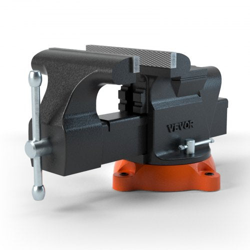 VEVOR Vvevor Schraubstock Amboss 360° drehbar 1,5-7,4 cm Spannweite Werkbankschraubstock