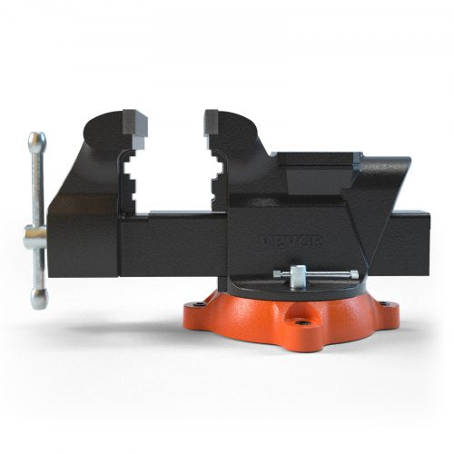 VEVOR Vvevor Schraubstock Amboss 360° drehbar 1,5-7,4 cm Spannweite Werkbankschraubstock