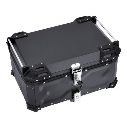 VEVOR Motorradkoffer Top Case Universal Motorrad Tasche 65L Topbox Aluminium