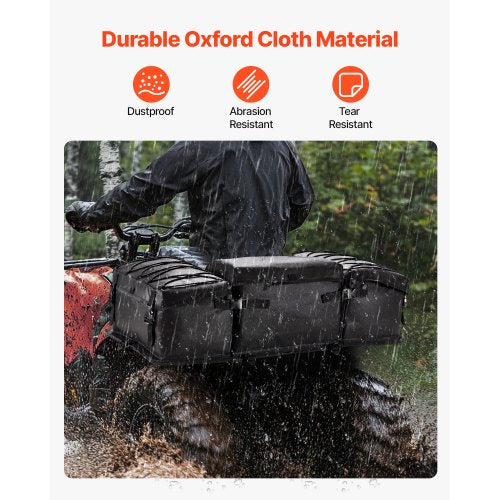 VEVOR 50L ATV Hinten Lagerung Tasche Hecktasche Cargo Tasche Schwamm Kissen