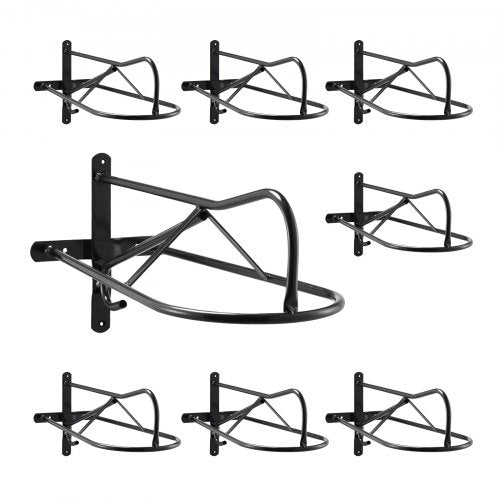 VEVOR 8er-Set Sattelhalter Wandmontage Sattelständer Stallbedarf Pferde Stahl