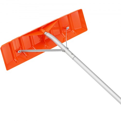 VEVOR Schneeschaufel Dach 64 cm, Einstellbereich 1,52 bis 6,4 m, Dachschneeräumer aus Aluminium und ABS Schaufel, Schneeschieber Schneeräumer Dachräumer mit Rutschfester Griff
