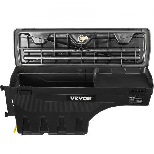VEVOR LKW-Bett Staukasten, Abschließbarer Deckel, Wasserdichter ABS-Radkasten Werkzeugkasten 6,6 Gal / 20 L mit Passwort-Vorhängeschloss, kompatibel mit Dodge Ram 1500 2019-2021, Fahrerseite, Schwarz