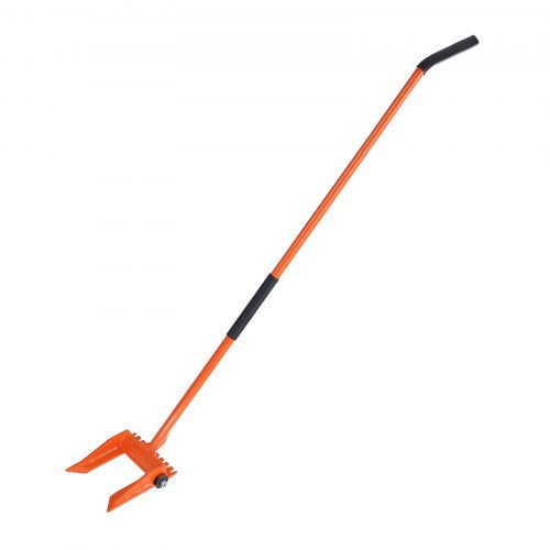 VEVOR Palettenbrecher 152,4cm Lattenheber 907kg Tragfähigkeit Brechstangen Q235 Kohlenstoffstahl Abbruch-&amp; Hebelstange mit 2 Rädern inkl.Handschuhe Pallet Buster auch als Nagelzieher verwendbar