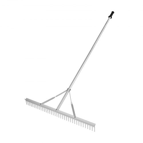 VEVOR Landschaftsrechen, 36-Zoll-Kopf, Aluminium-Landschaftsrechen, 75 Zoll, verstellbarer Griff