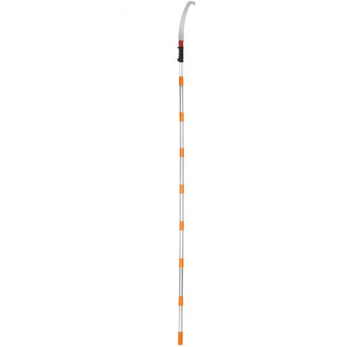 VEVOR Teleskop Astsäge Manuell Baumsäge 1,4-3m einstellbar Hochentaster mit 8 Stangen Astschere Teleskop Klinge aus Kohlenstoffstahl Reichweit bis zu 298cm zum Beschneiden von Äste Büsche Stämme