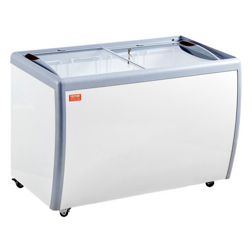 VEVOR 370L Kommerzielle Eisvitrine Gelato-Tauch-Gefrierschrank Eiscreme-Vitrine