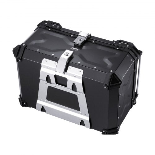 VEVOR Motorradkoffer Top Case Universal Motorrad Tasche 65L Topbox Aluminium