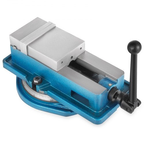 VEVOR Schraubzwingen-Schraubstock 100 mm, Tischschraubstock 100 mm, Bench Clamps 16 kg, Metall Professionelle Gusseisen Schraubstock für Säulenbohrer Breite Backen