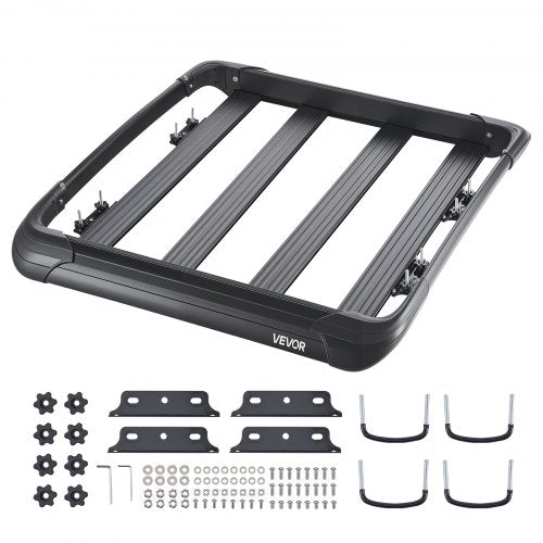 VEVOR Dachgepäckträger Gepäckträgerkorb Autodach 1216x1020x142mm SUV Lkw