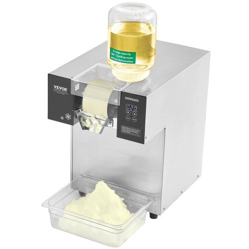 VEVOR Kommerzielle Schneeflocken-Eismaschine 175kg/24h Eis Rasierer Edelstahl