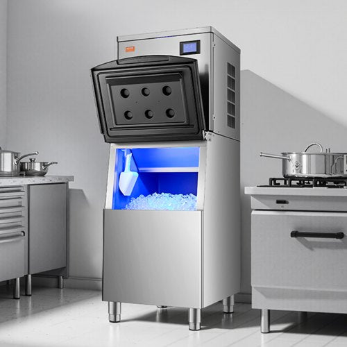 VEVOR Eismaschinenkopf Eiswürfelmaschine Eisbereiter (nur Kopf) 163 kg/Tag
