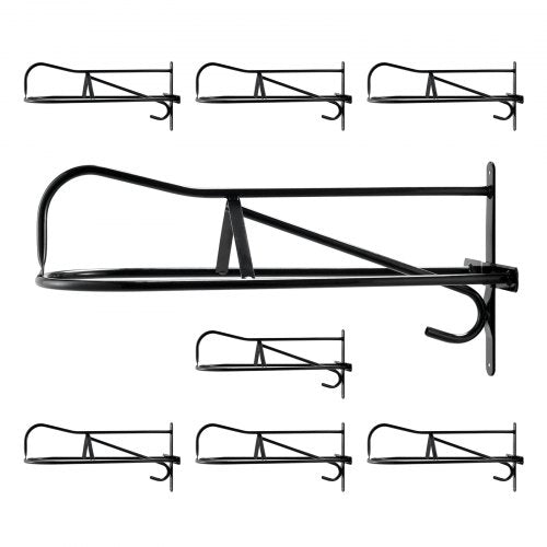 VEVOR 8er-Set Sattelhalter Wandmontage Sattelständer Stallbedarf Pferde Stahl