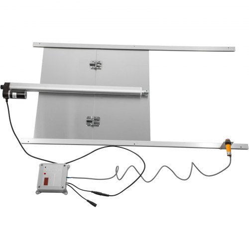 VEVOR Automatische Hühnerklappe Aluminiumlegierung/ABS Hühnertür mit Schieber 66W Hühner-Pförtner 30x30cm Tür Stallöffner mit Lichtsensor Zeitsteuerung Ideal für Außen-/Innenbereich von Hühnerställen